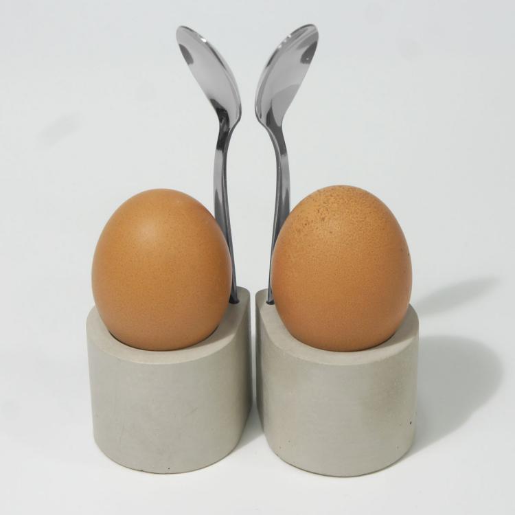 2er Set Betoneierbecher