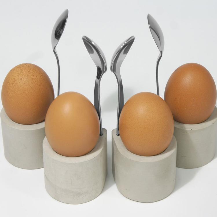 4er Set Betoneierbecher